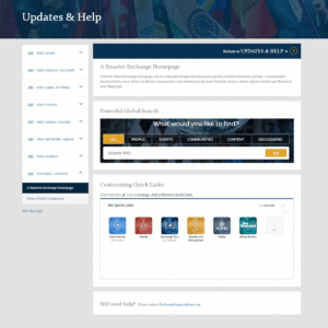 Product feature update web page with minimalist animated GIF inset demonstrating new feature. (Sitecore CMS)